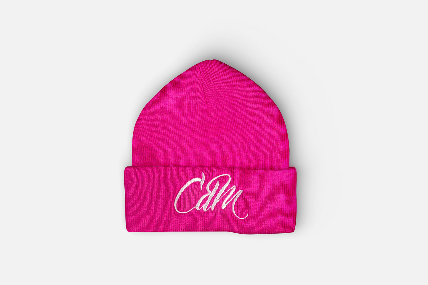 Beanie "Logo" | pink | white