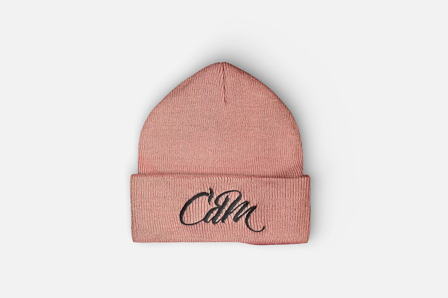 Beanie "Logo" | rose | black