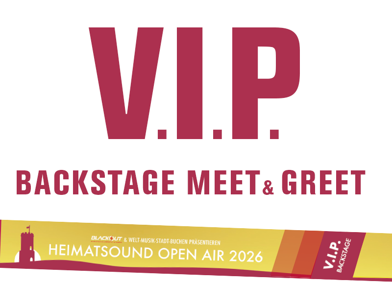 VIP Backstage Meet&Greet + Konzert 2026