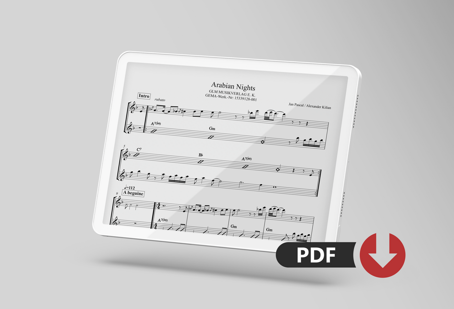Sheet music "Arabian Nights"