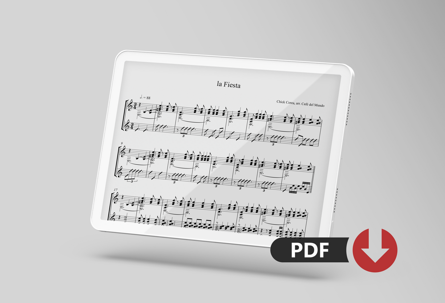 Sheet music "La Fiesta"