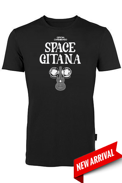 T-Shirt "official CAFÉ DEL MUNDO Space Gitana" black