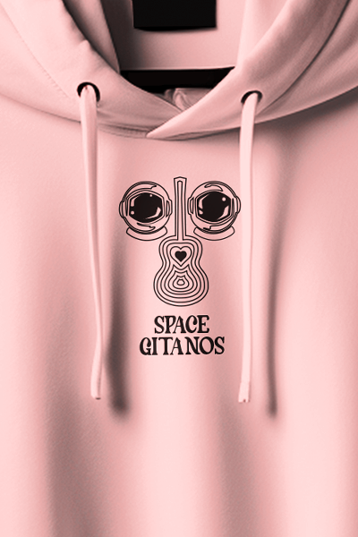 Hoodie "Space gitanos" pink