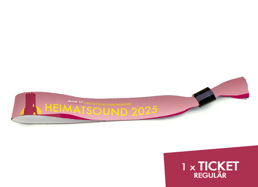HEIMATSOUND 2025 reg. Ticket